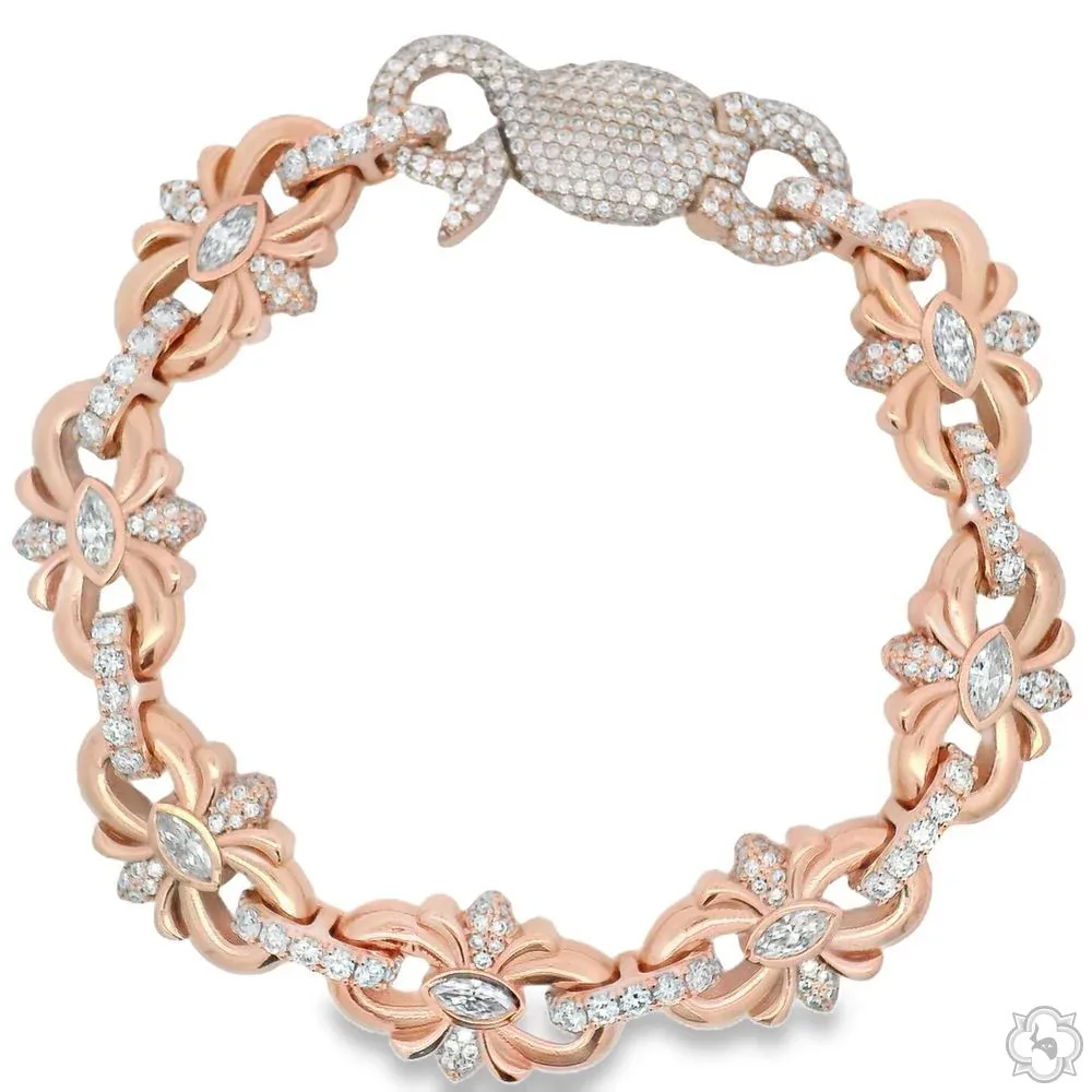 RINA - For Him FACTORY Diamond Royale Bracelet 70198 in Rose Gold – Bracelet