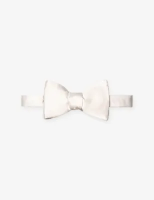 ETON Self-tied silk bow tie - DARK BLUE detail 2