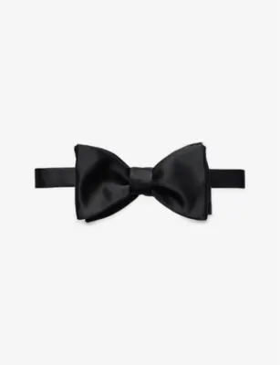 ETON Self-tied silk bow tie - DARK BLUE