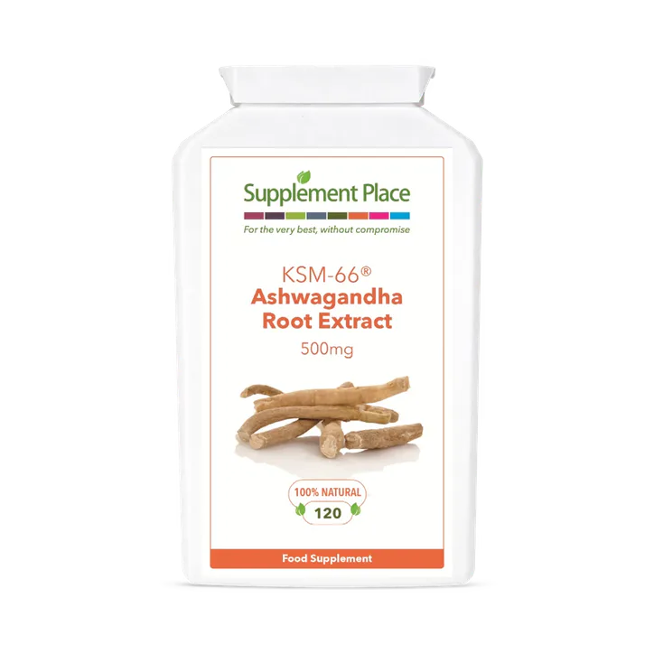 Supplement Place Ashwagandha Root Extract KSM-66 | 500mg | 120 Capsules
