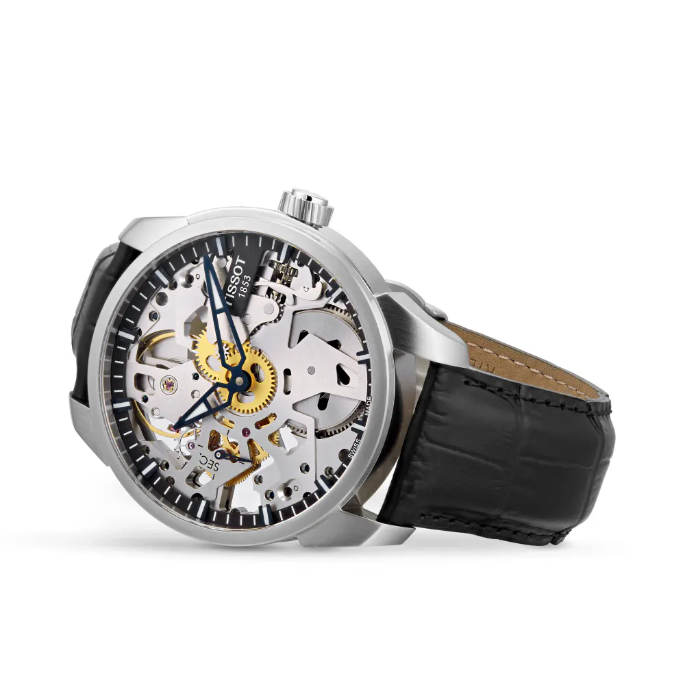 Tissot Complications Squelette Skeleton 43mm Mens Watch Silver in Silver, additional product view 2
