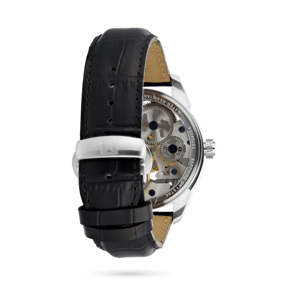Tissot Complications Squelette Skeleton 43mm Mens Watch Silver in Silver, additional product view 3