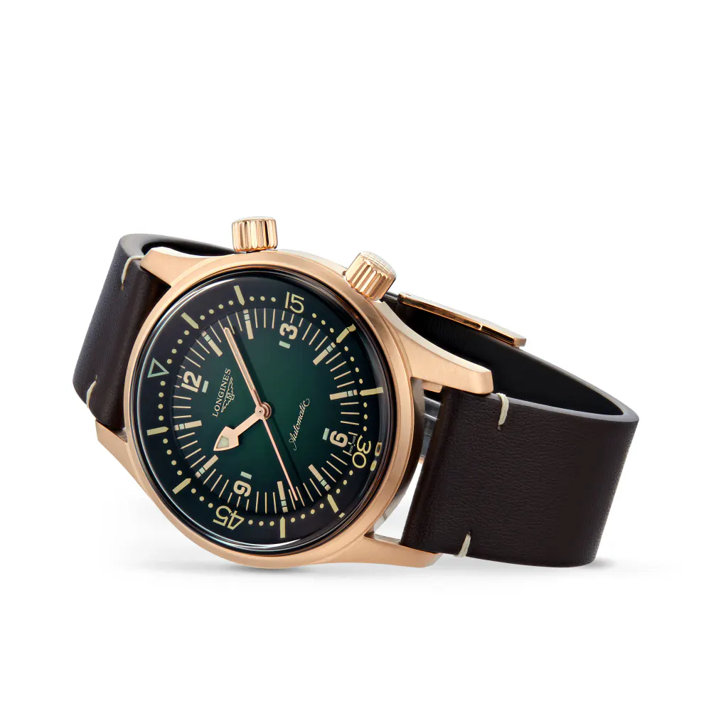 Longines Heritage Legend Diver 42mm Mens Watch detail 2