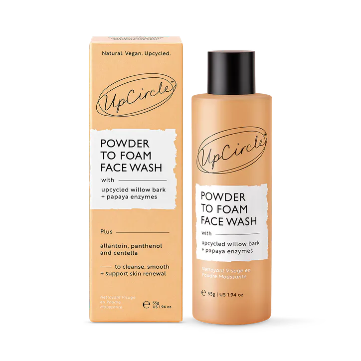 UpCircle Powder to Foam Face Wash with Willow Bark + Papaya Enzymes