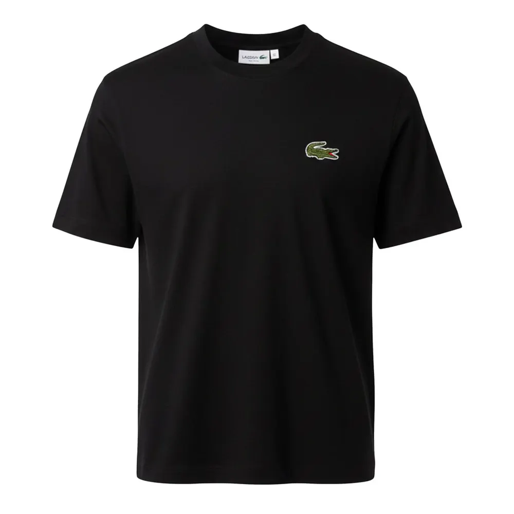 Lacoste Loose-Fit Heavy Cotton Badge T-Shirt