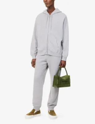 JW ANDERSON Ribbon Anchor Zip Cotton Hoody detail 2