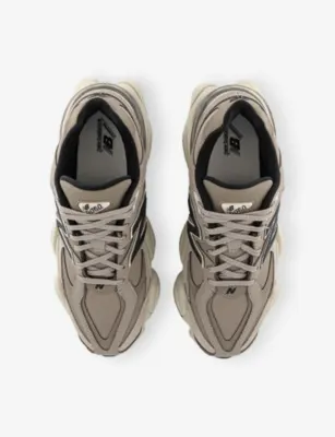 NEW BALANCE 9060 Suede and Mesh Low-Top Trainers - 5.5 detail 2