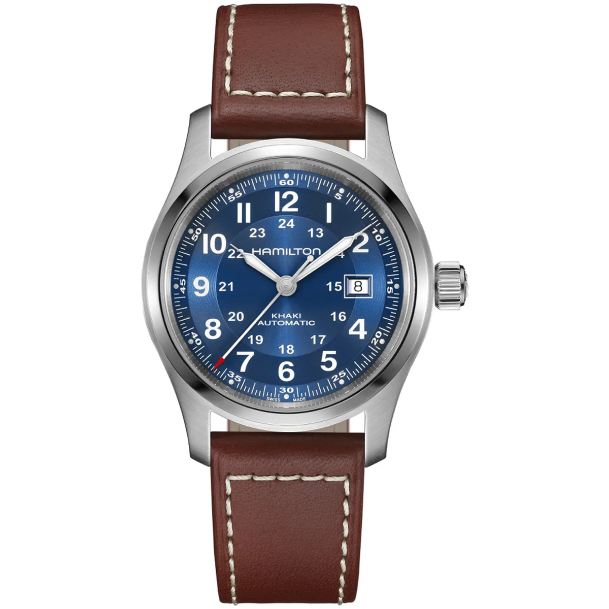 Hamilton Khaki Field Auto 42mm Unisex Watch Blue