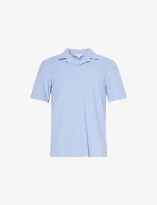 SUNSPEL Towelling Cotton Polo Shirt
