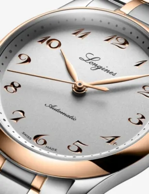 LONGINES L2.357.5.70.7 Master Collection 34mm Rose-Gold And Stainless-Steel Automatic Watch detail 2