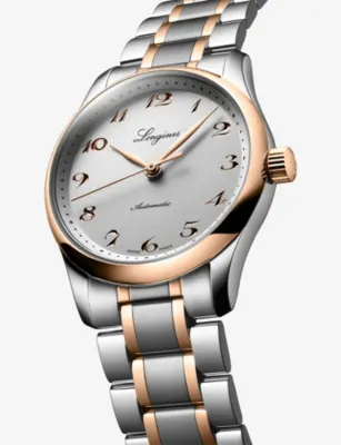 LONGINES L2.357.5.70.7 Master Collection 34mm Rose-Gold And Stainless-Steel Automatic Watch detail 3
