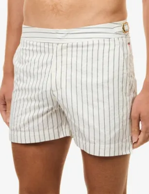 ORLEBAR BROWN Bulldog Seersucker Swim Shorts detail 3
