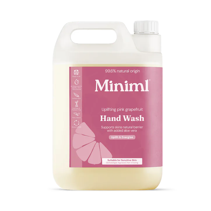 Miniml Hand Wash Uplifting Pink Grapefruit 5L Refill