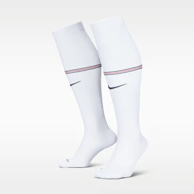 Nike England VaporFast Home Nike Dri-FIT ADV Football Knee-High Socks - White/Obsidian