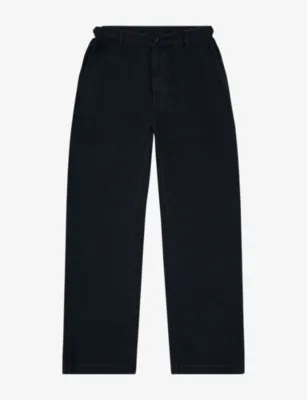 DIESEL Relaxed-Fit Ripstop Cotton Trousers