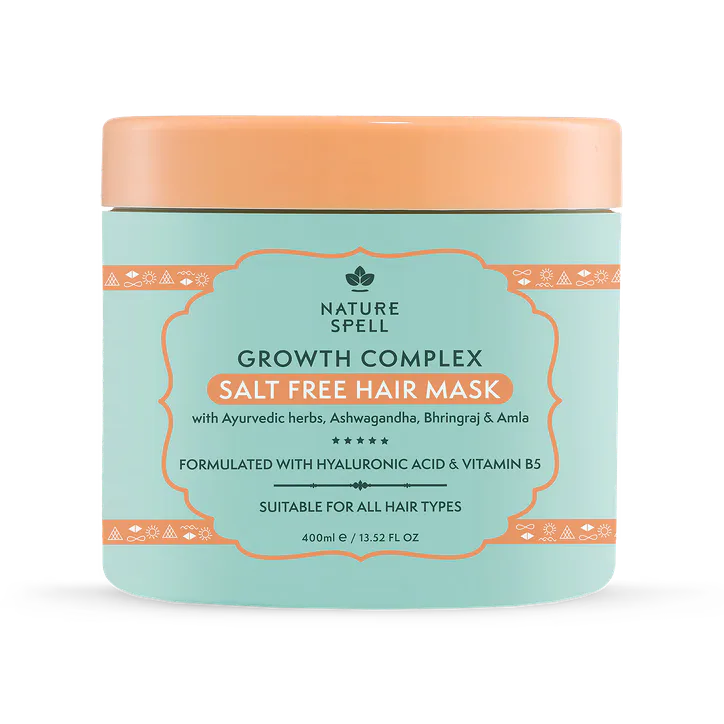 Nature Spell Growth Complex Salt Free Hair Mask 400ml