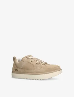 UGG Lo Lowmel Suede Low-Top Trainers - EUR 44 / 10 UK MEN in BEIGE OTH, additional product view 3