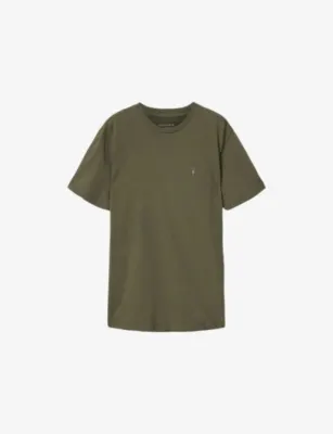 ALLSAINTS Dexter Short-Sleeve Cotton-Jersey T-Shirt - Optic White detail 2