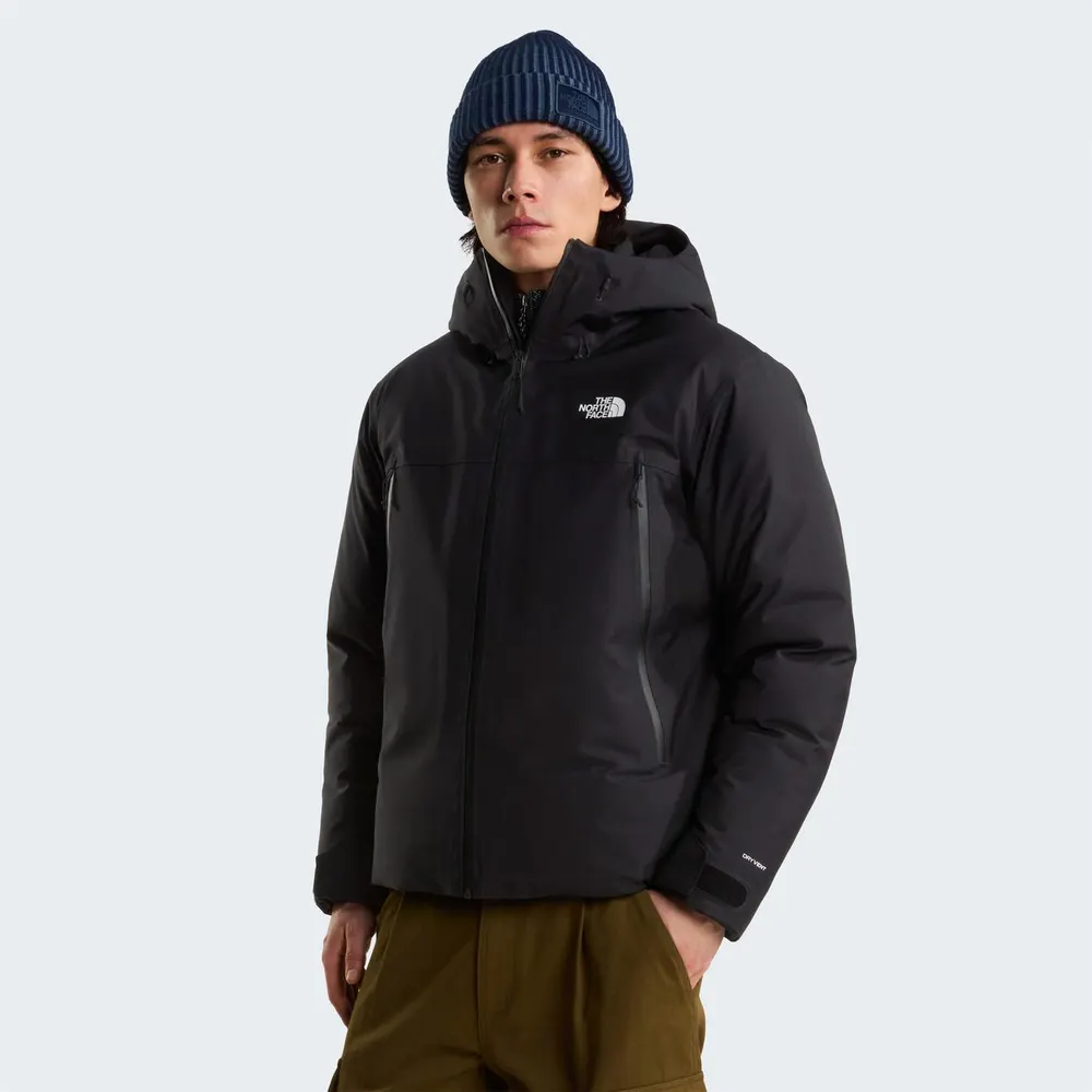 The North Face Mens Mountain Range Down Hooded Jacket detail 3