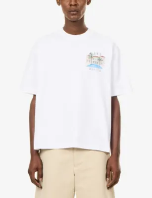BELIER Casa Belier Graphic-Print Cotton T-Shirt detail 3