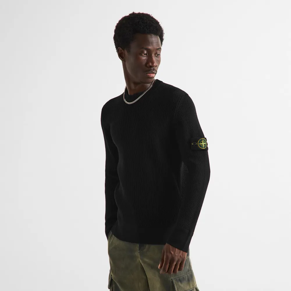 Stone Island Stone Rib Knit Crew Sn64 detail 3