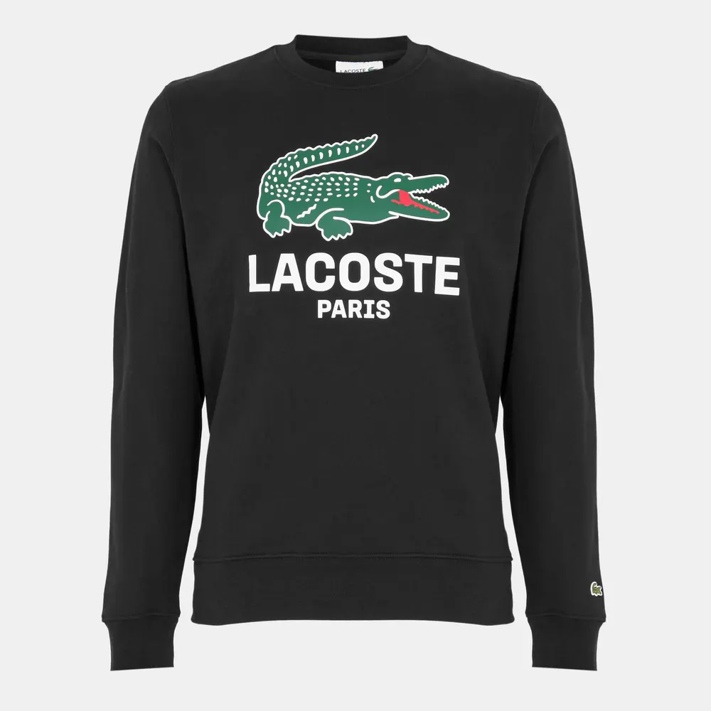 Lacoste Crewneck Sweatshirt in Black 031 – Clothing