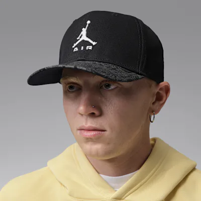 Jordan Pro Structured Cap - Black/Anthracite/White