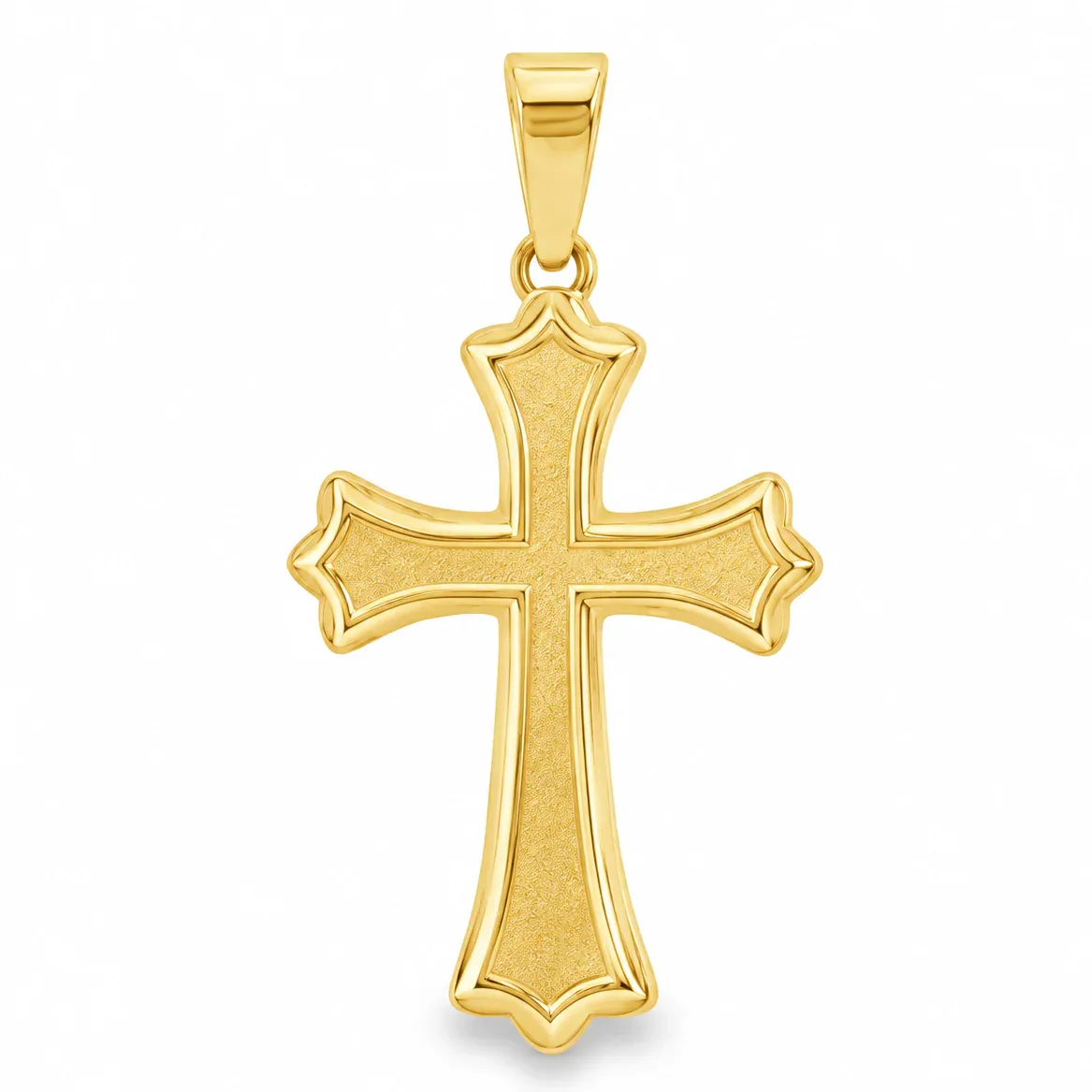 RINA - For Him FACTORY 14k Gold Sanctuary Cross Pendant 71835 in Rose Gold – Pendant
