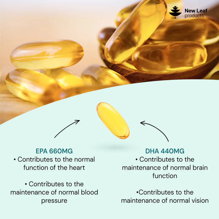 New Leaf Products Omega-3 360 Softgels, additional product view 2