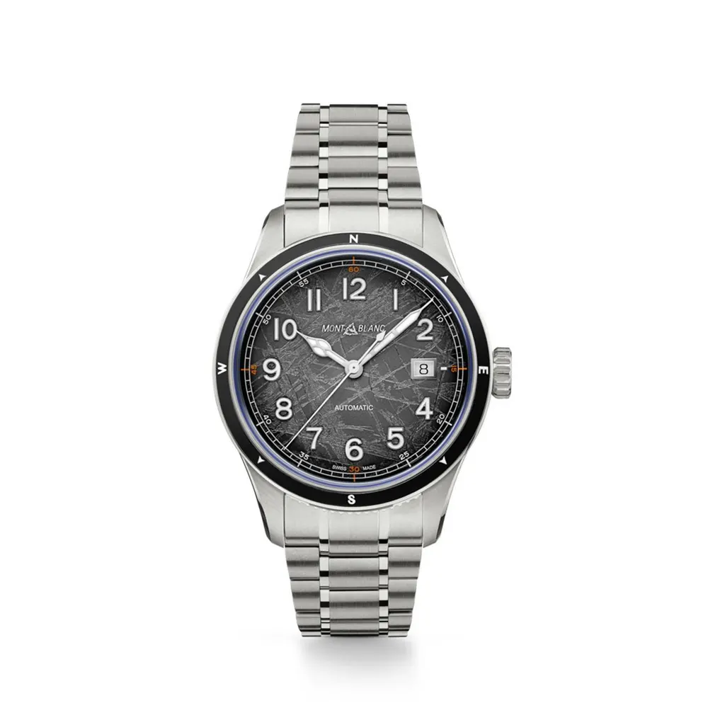 Montblanc Men's Automatic Watch in Black/Silver – Accessories