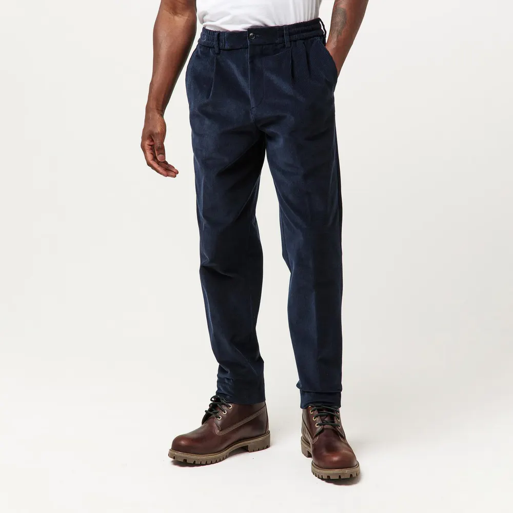 Barbour Wallington Trousers in Navy NY91, additional product view 3
