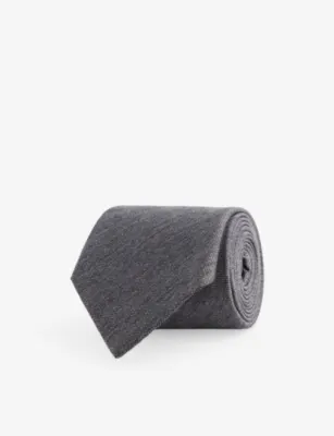 PAUL SMITH Textured Silk and Wool Tie