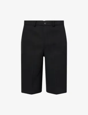 RICK OWENS Work Straight-Leg Wool Shorts