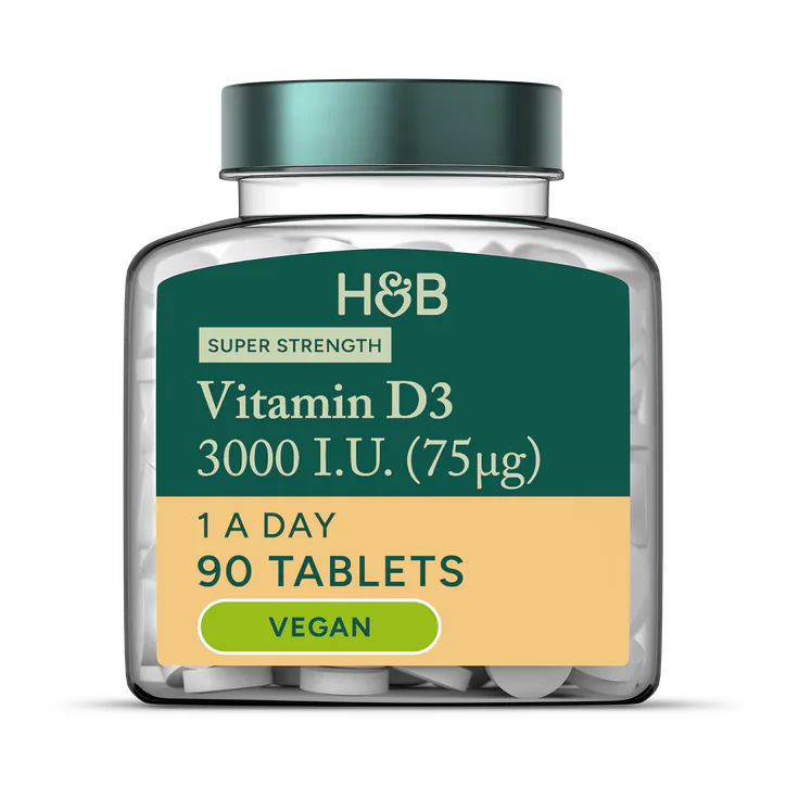 For Him Vegan Vitamin D 3000 I.U. 75ug 90 Tablets