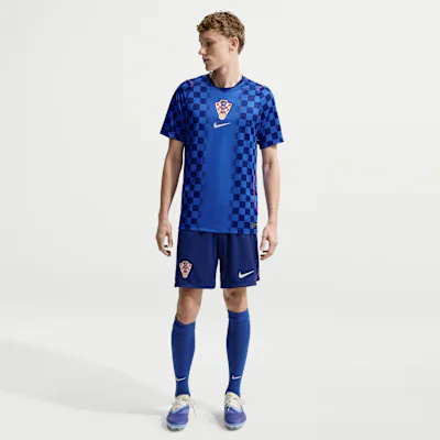 Nike Croatia 2026 Stadium Home Men's Nike Dri-FIT Football Replica Shorts - Deep Royal Blue/White