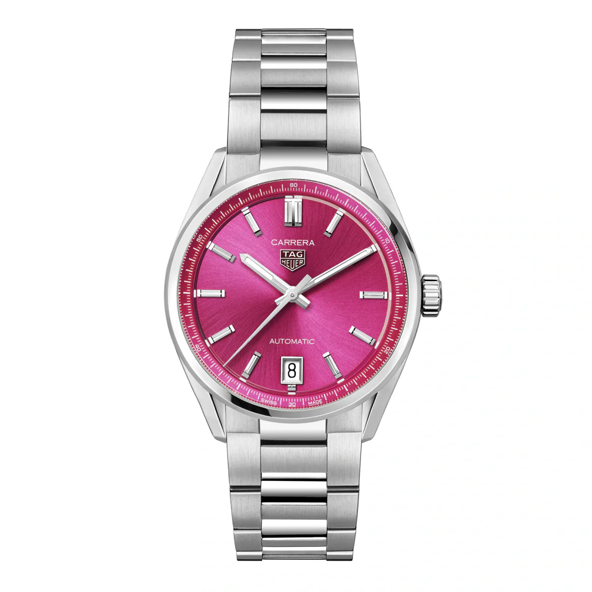 TAG Heuer Carrera Date 36mm Unisex Watch Pink