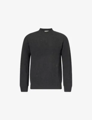 JOHN SMEDLEY Oxnard Crewneck Cashmere and Wool-Blend Jumper