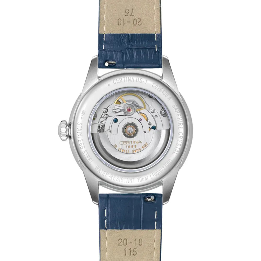 Certina DS-1 Day Date Automatic 40mm Mens Watch in White, additional product view 2