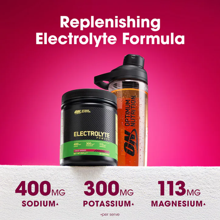 Optimum Nutrition Electrolyte Powder Forest Berries 264g detail 2