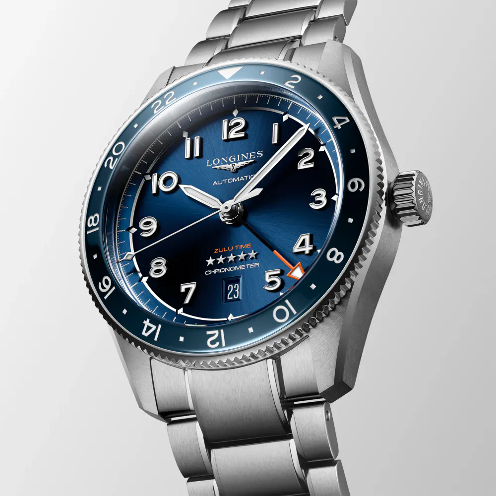 Longines Spirit Zulu Time “Pioneering time zones” 42mm detail 2