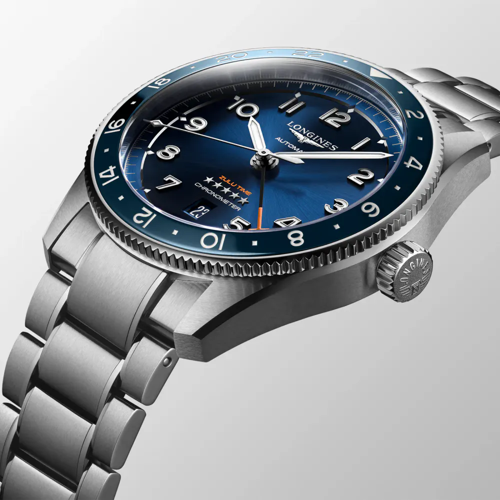 Longines Spirit Zulu Time “Pioneering time zones” 42mm detail 3
