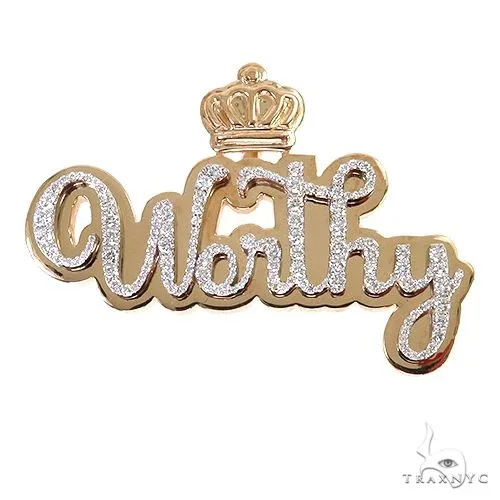 RINA - For Him CUSTOM Custom Made Diamond Name Pendant 67821 – Pendant