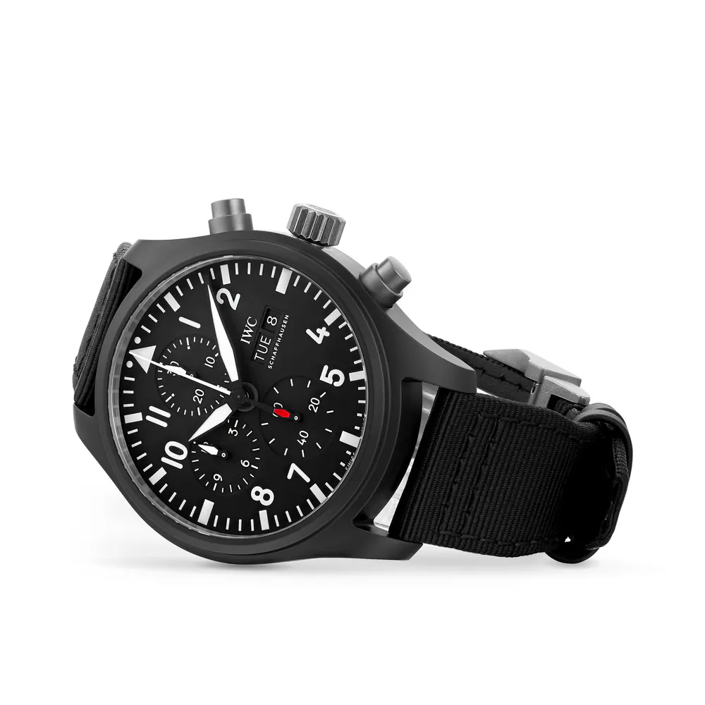 IWC Pilot's TOP GUN 44.5mm Mens Watch in Black, additional product view 2