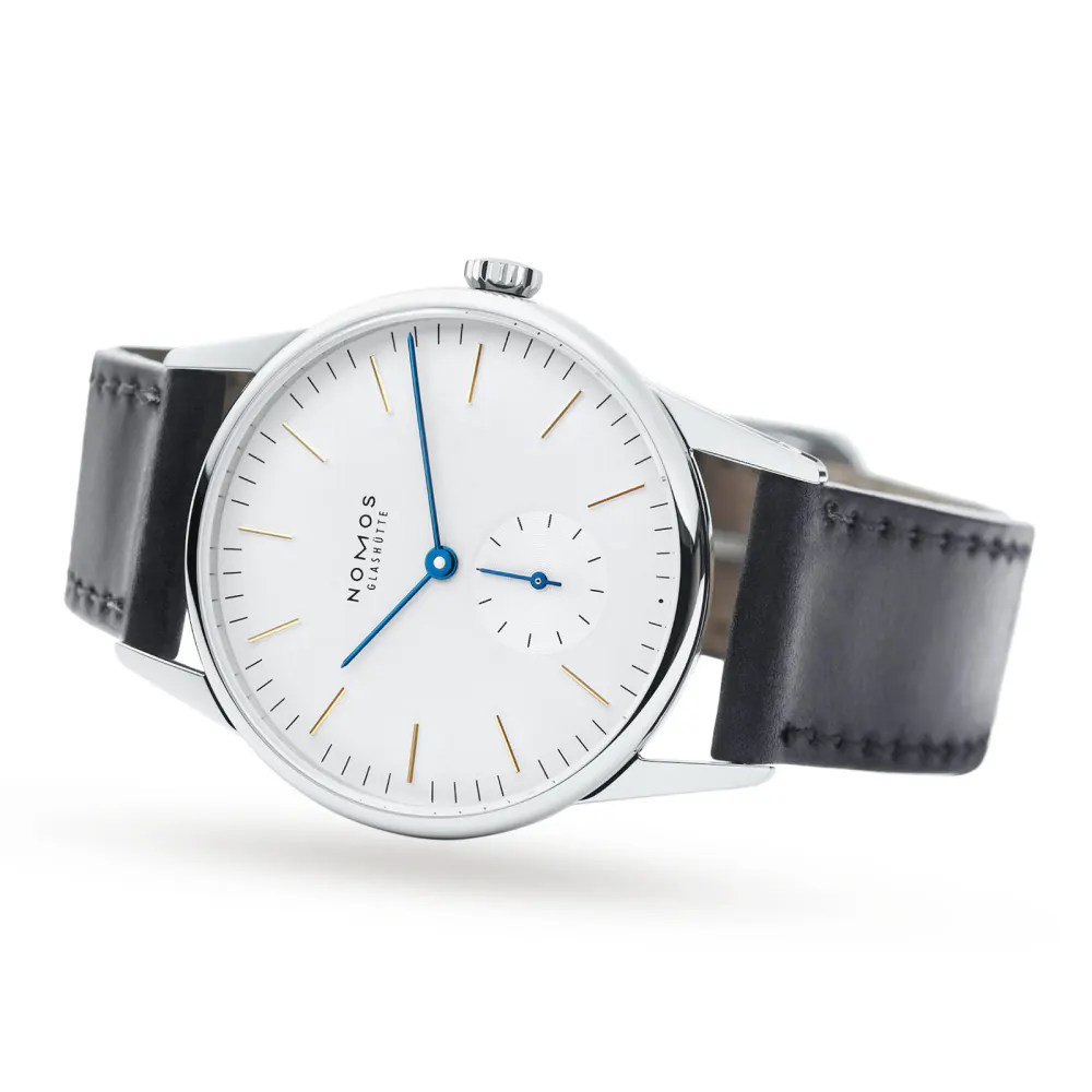 NOMOS Glashutte Orion 35mm Mens Watch in White, additional product view 3
