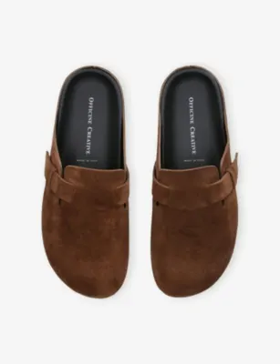 OFFICINE CREATIVE Agorà 012 Suede Mules - EUR 43 / 9 UK MEN in Dark Brown, additional product view 2