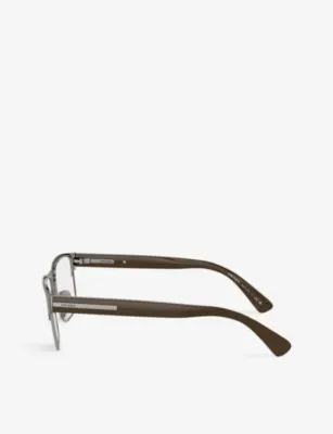 PRADA PR 57ZV pillow-frame acetate optical glasses detail 3