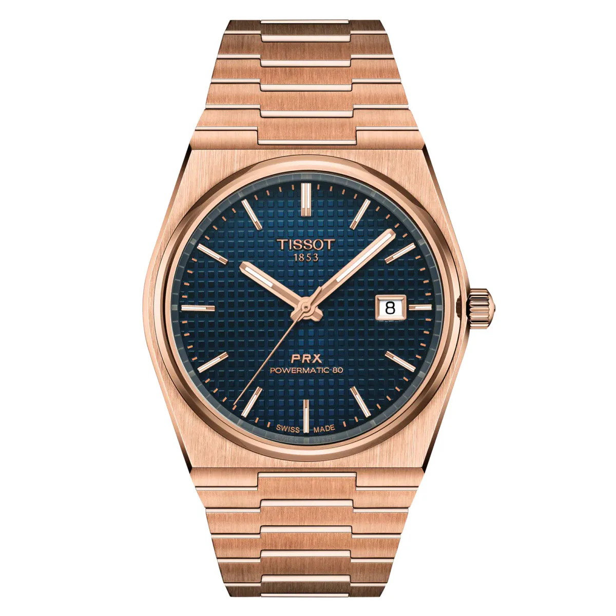 Tissot PRX Powermatic 80 40mm Mens Watch Blue