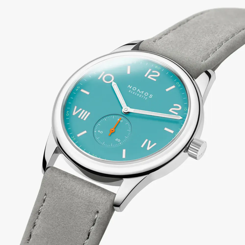NOMOS Glashutte Club Campus Endless Blue 38mm Watch in Blue, additional product view 2