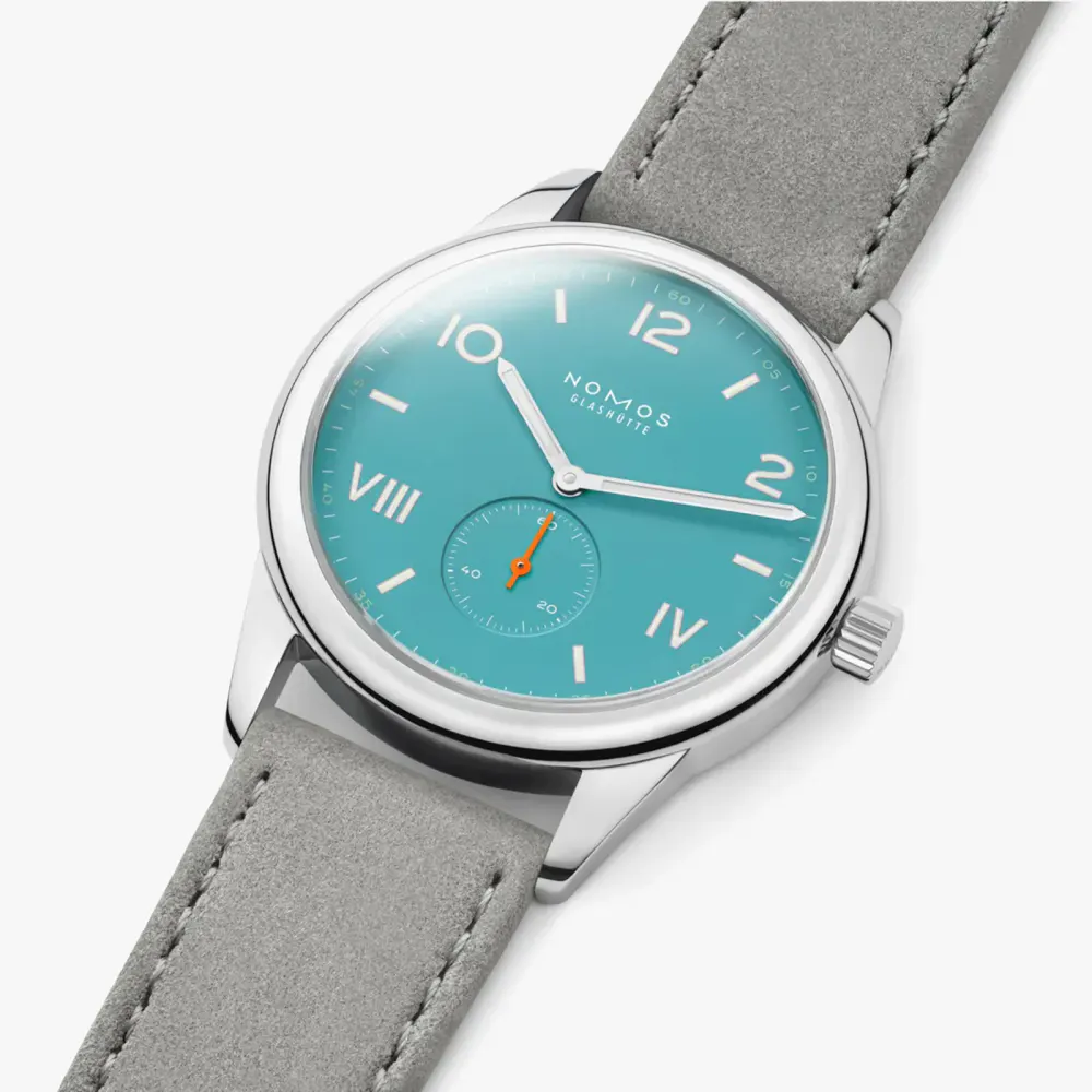 NOMOS Glashutte Club Campus Endless Blue 38mm Watch in Blue, additional product view 3