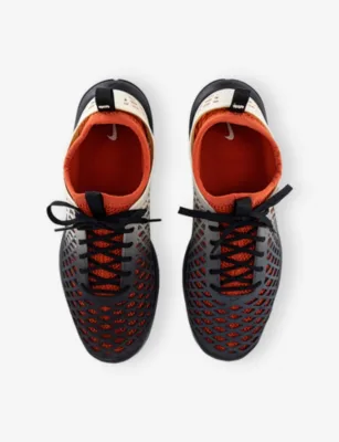 For Him Rejuven8 Run Woven Trainers - EUR 43.5 / 9.5 UK MEN in BLACK MUSLIN RUST FA, additional product view 2